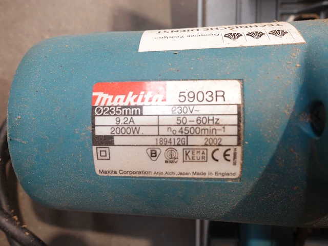 Elektrische afkortzaagmachine makita - afbeelding 4 van  4