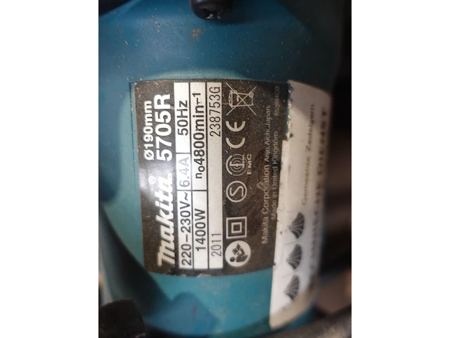 Elektrische afkortzaagmachine makita - afbeelding 3 van  3