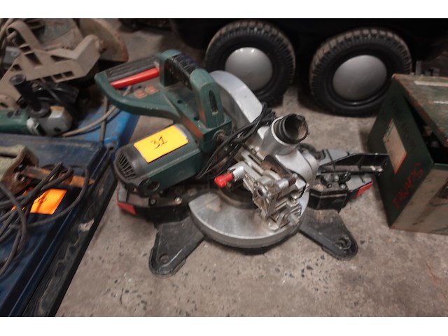 Elektrische afkortzaagmachine metabo - afbeelding 1 van  4