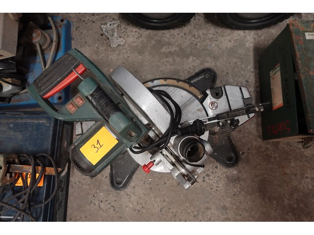 Elektrische afkortzaagmachine metabo - afbeelding 3 van  4