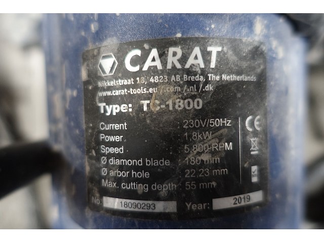 Elektrische afkorzaagmachine carat - afbeelding 3 van  4