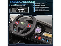 Elektrische auto kinderen elektrisch voertuig 12v dubbele motoren 3 tot 5 km/u 110 x 68 x 52cm zwart - afbeelding 5 van  9