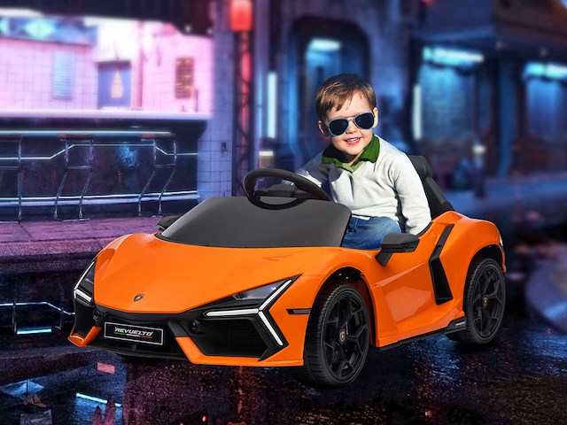 Elektrische auto voor kinderen van 3-5 jaar, soepel rijden - afbeelding 1 van  8