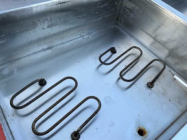 Elektrische bain-marie / warmhoudwagen — 3 vaks, rvs, op wielen - afbeelding 11 van  16