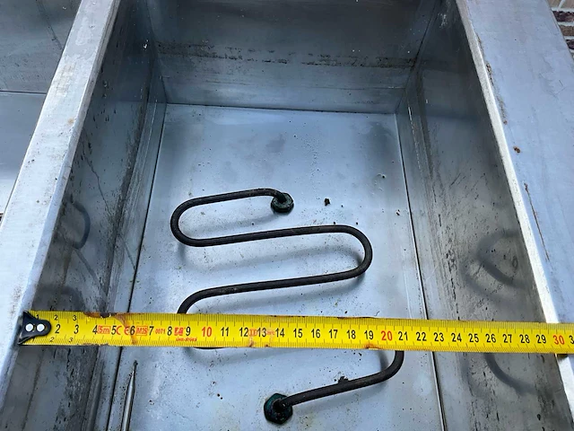 Elektrische bain-marie / warmhoudwagen — 3 vaks, rvs, op wielen - afbeelding 4 van  16