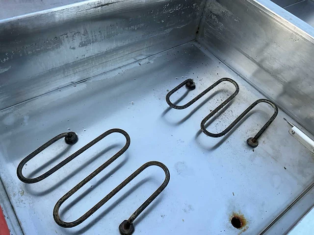 Elektrische bain-marie / warmhoudwagen — 3 vaks, rvs, op wielen - afbeelding 11 van  16