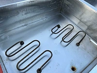 Elektrische bain-marie / warmhoudwagen — 3 vaks, rvs, op wielen - afbeelding 11 van  16