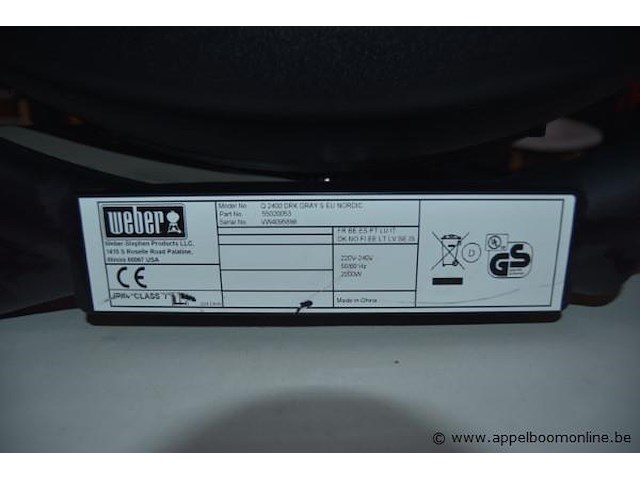 Elektrische barbecue weber, q 2400 - afbeelding 3 van  4