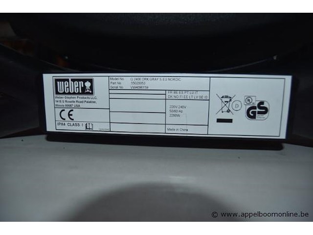 Elektrische barbecue weber, q 2400 - afbeelding 3 van  3