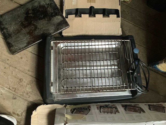 Elektrische bbq/grill/bakplaat (2x) - afbeelding 3 van  4