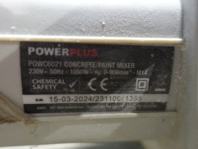 Elektrische betonmixer powerplus - afbeelding 3 van  3