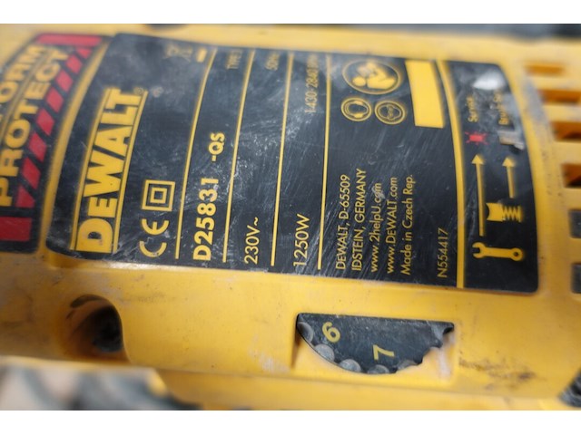 Elektrische boorhamer dewalt - afbeelding 5 van  5