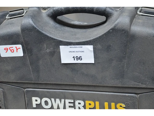 Elektrische boorhamer powerplus x115 in pvc koffer (niet getest) - afbeelding 3 van  6