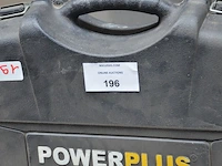 Elektrische boorhamer powerplus x115 in pvc koffer (niet getest) - afbeelding 3 van  6