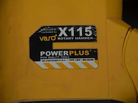 Elektrische boorhamer powerplus x115 in pvc koffer (niet getest) - afbeelding 6 van  6