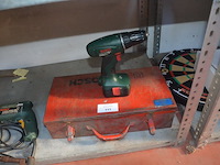 Elektrische boormachine bosch 1179.7 620w in metalen koffer, accuboormachine bosch psr 14,4 met accu zonder lader