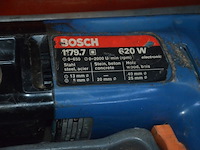 Elektrische boormachine bosch 1179.7 620w in metalen koffer, accuboormachine bosch psr 14,4 met accu zonder lader - afbeelding 6 van  6