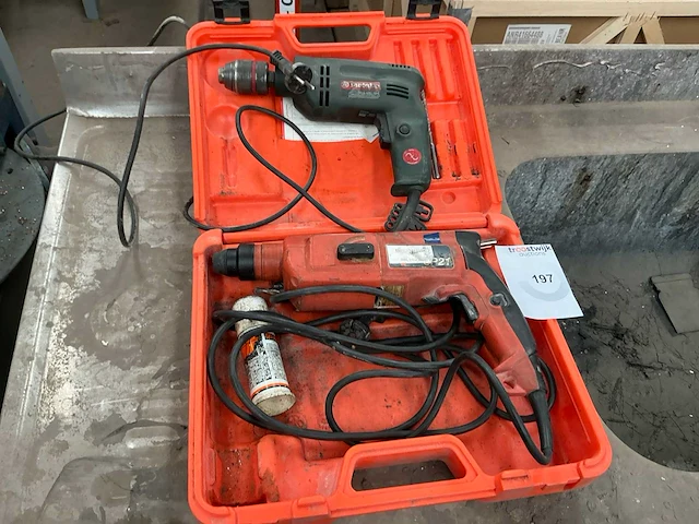 Elektrische boormachines (2x) - afbeelding 1 van  3