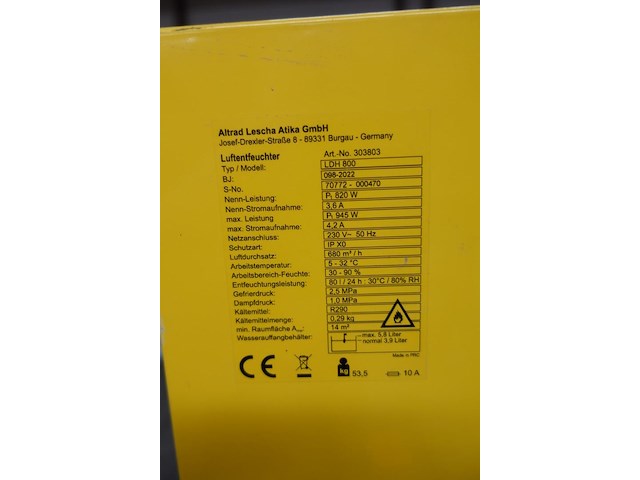 Elektrische bouwdroger lescha - afbeelding 4 van  7