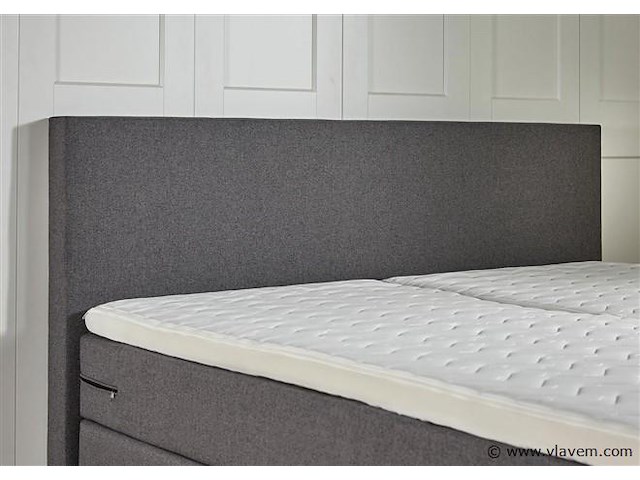Elektrische boxspring serie verona, afmeting 160 x 200, antraciet - afbeelding 3 van  6