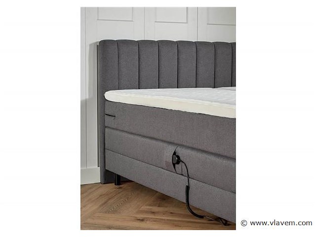 Elektrische boxspring serie vienna, afmeting 140 x 200, antraciet - afbeelding 6 van  6