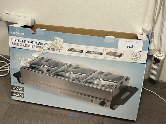 Elektrische buffetverwarmer excellent electrics - afbeelding 1 van  6