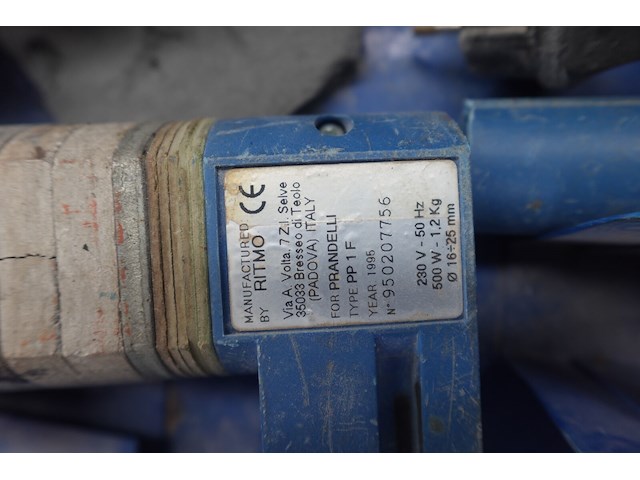 Elektrische buislasmachine prandelli - afbeelding 5 van  5