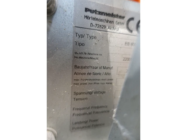 Elektrische chape-zaciermachine putzmeister - afbeelding 6 van  7