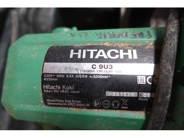 Elektrische cirkelzaagmachine hitachi - afbeelding 5 van  5