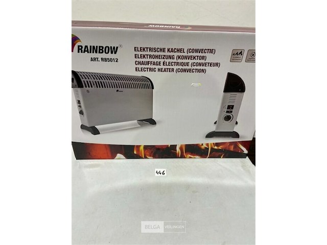 Elektrische convectie kachel 2000w 3 standen regelbare thermostaat - afbeelding 1 van  3