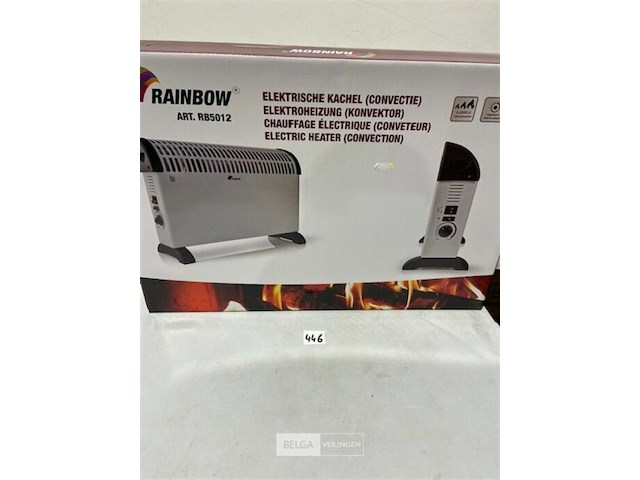 Elektrische convectie kachel 2000w 3 standen regelbare thermostaat - afbeelding 1 van  3