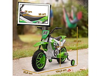 Elektrische cross-motorfiets voor kinderen van 3 tot 5 jaar 12 v 3-8 km/u - afbeelding 3 van  6