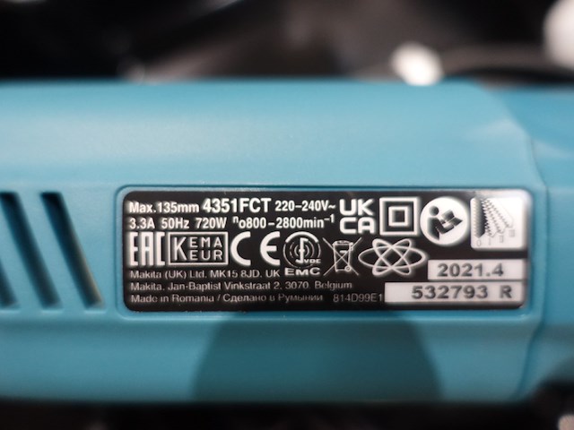 Elektrische decoupeerzaagmachine makita - afbeelding 2 van  2