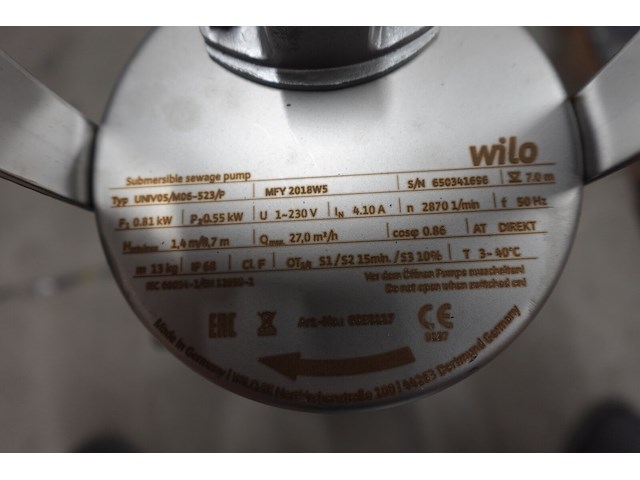 Elektrische dompelpomp wilo-rexa - afbeelding 3 van  3
