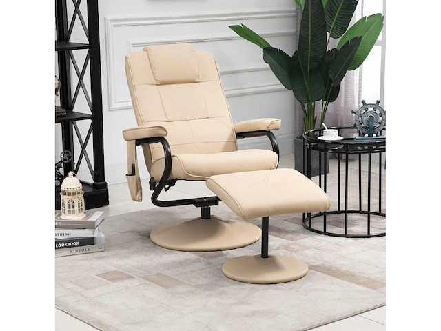 Elektrische draaibare massage- en ontspanningsstoel - afbeelding 2 van  8