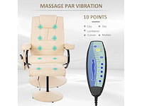 Elektrische draaibare massage- en ontspanningsstoel - afbeelding 5 van  7