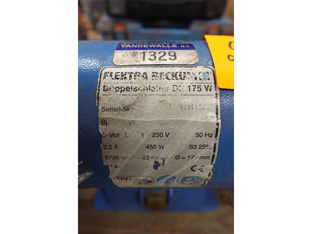 Elektrische dubbele slijpmolen - afbeelding 4 van  5