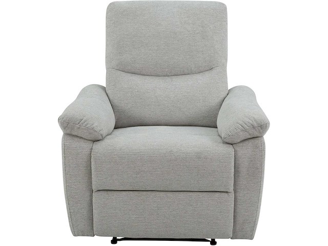 Elektrische fauteuil - lichtgrijze stof - afbeelding 1 van  7