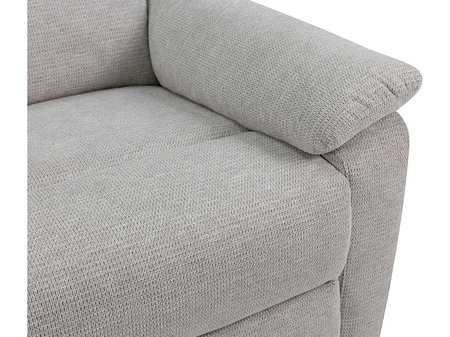 Elektrische fauteuil - lichtgrijze stof - afbeelding 5 van  7