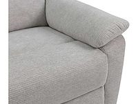 Elektrische fauteuil - lichtgrijze stof - afbeelding 5 van  7