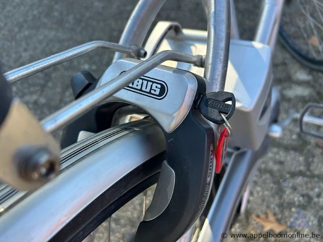 Elektrische fiets, batterij li-ion battery, 36v, met sleutel, nummer 702-038, werking niet gekend - afbeelding 3 van  4