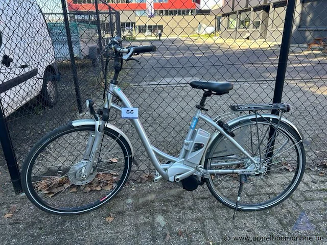 Elektrische fiets, batterij li-ion battery, 36v, met sleutel, nummer 702-056, werking niet gekend - afbeelding 1 van  5
