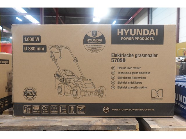 Elektrische grasmaaier hyundai power products - afbeelding 2 van  3