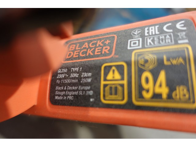 Elektrische grasmachine black&decker - afbeelding 4 van  5