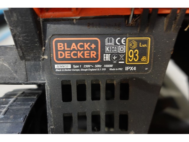 Elektrische grasmachine black&decker - afbeelding 5 van  5