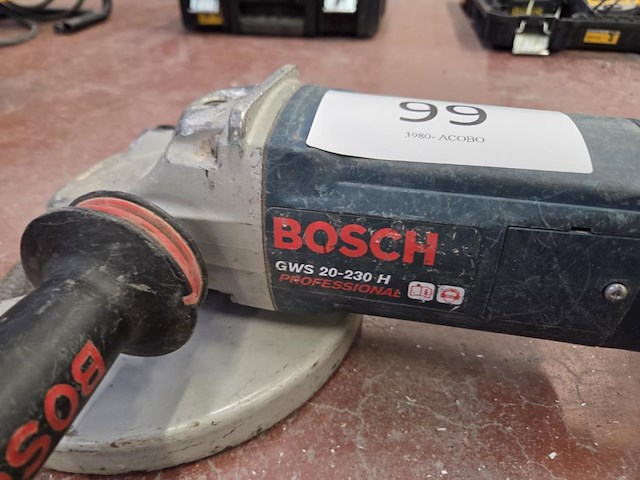 Elektrische haakse slijper bosch gws 20-230 h - afbeelding 2 van  3
