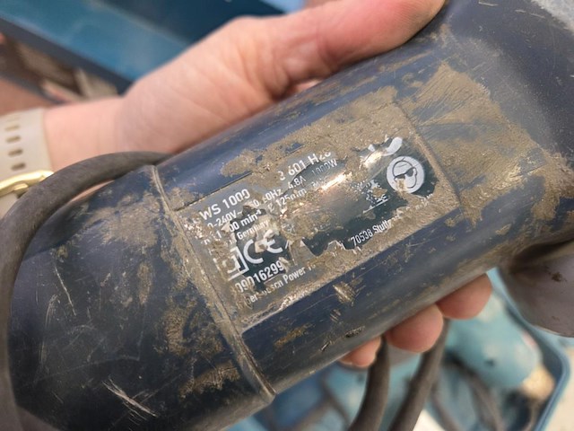 Elektrische haakse slijper makita gws 1000 - afbeelding 4 van  5