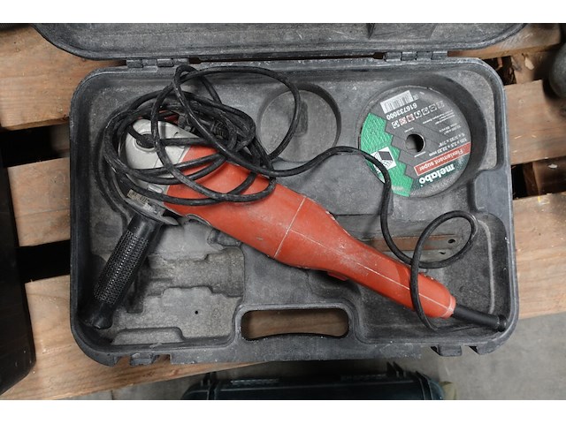 Elektrische haakse slijper + warmtepistool - afbeelding 3 van  4