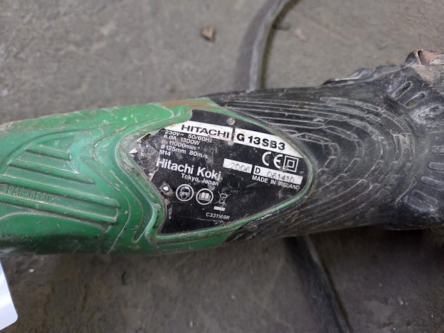 Elektrische haakseslijper hitachi g13sb 3 - afbeelding 4 van  4