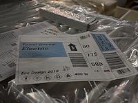 Elektrische handdoekradiator 400w - afbeelding 2 van  2